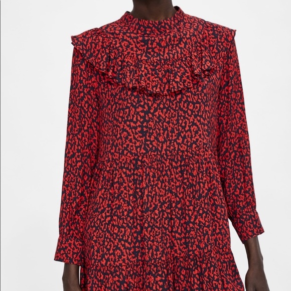 ✨EXCELLENT CONDITION✨ Zara animal print dress - Picture 3 of 6